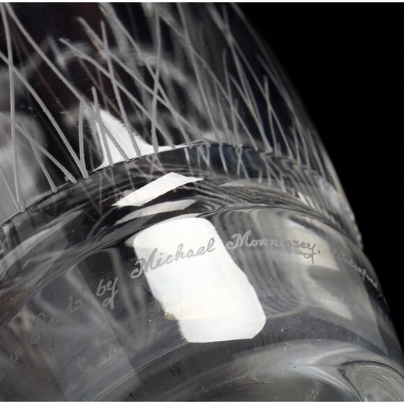 Michael Morrissey for Waterford, Egret in the Reeds Crystal Vase | 305 of 2500 - Picture 8 of 10